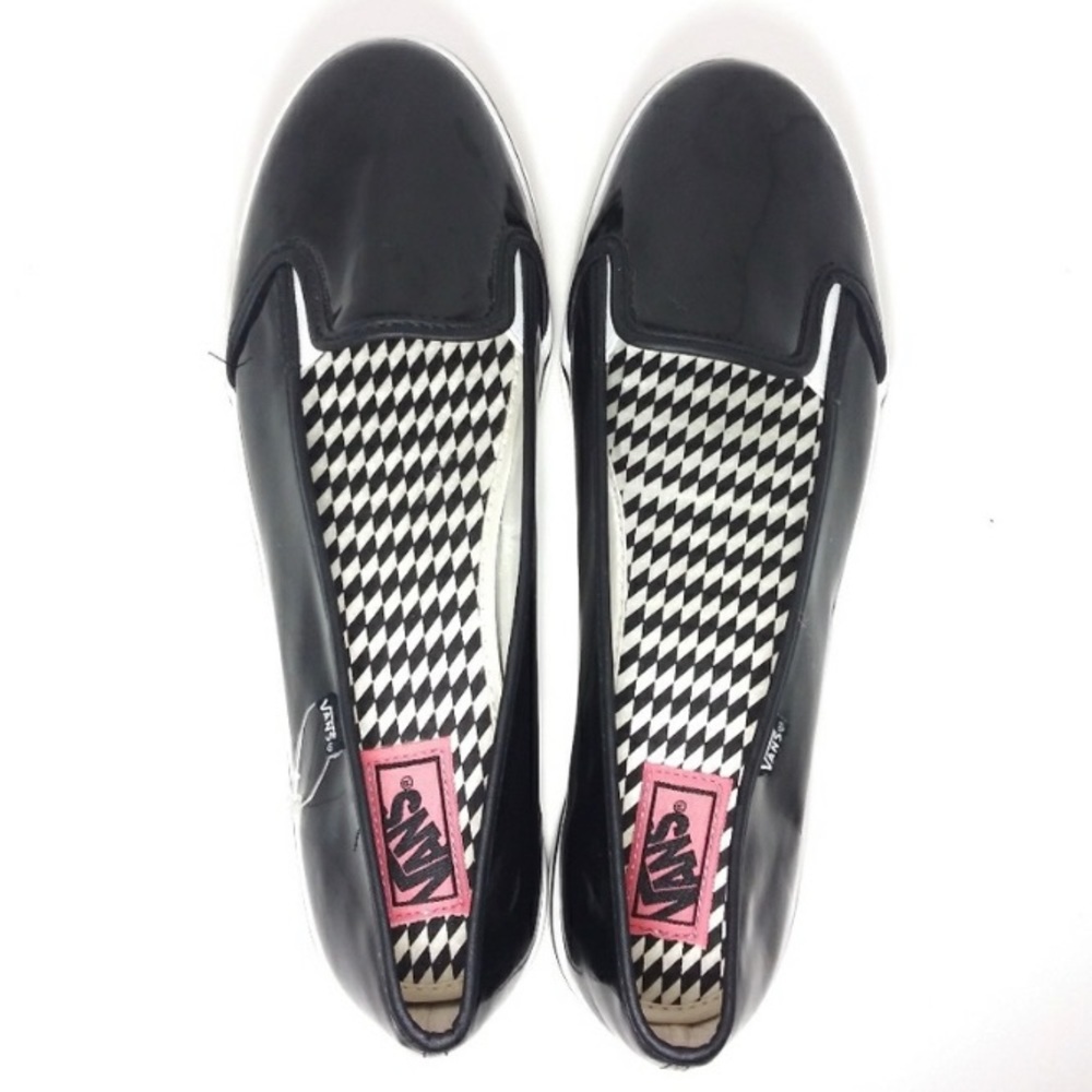 Vans Black Slip On Shoes